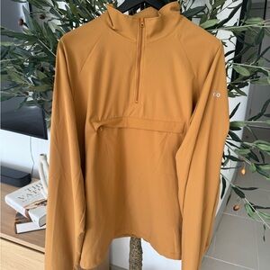 Toffee Ripstop 1/4 Zip on Jacket